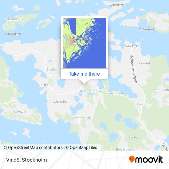 Vindö map