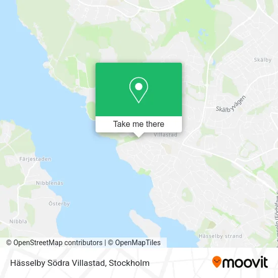 Hässelby Södra Villastad map