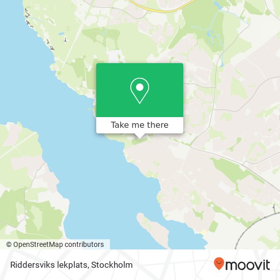 Riddersviks lekplats map