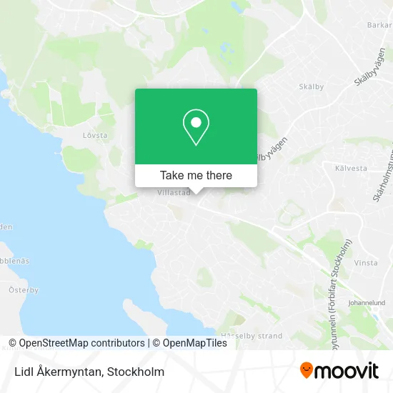 Lidl Åkermyntan map