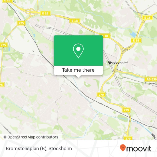 Bromstensplan map