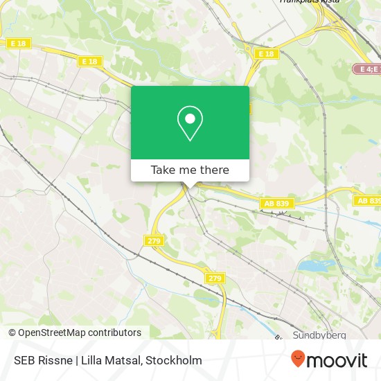 SEB Rissne | Lilla Matsal map