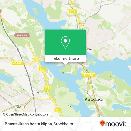 Brunnsvikens bästa klippa map