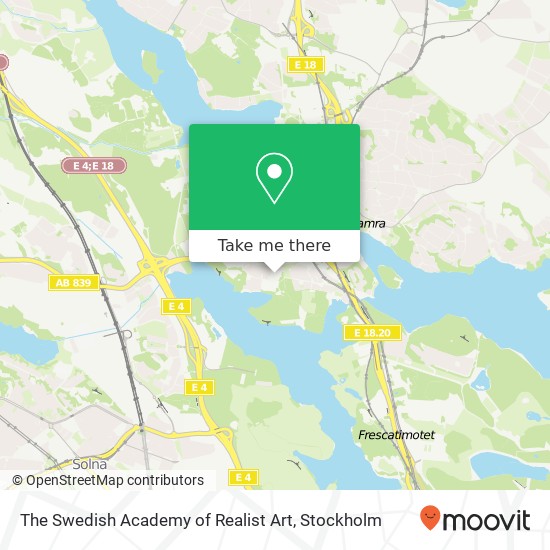 The Swedish Academy of Realist Art map