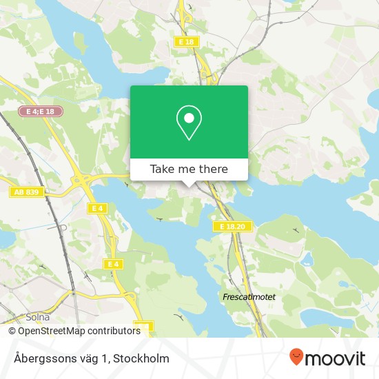 Åbergssons väg 1 map