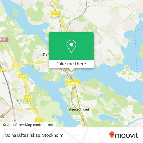 Solna Båtsällskap map