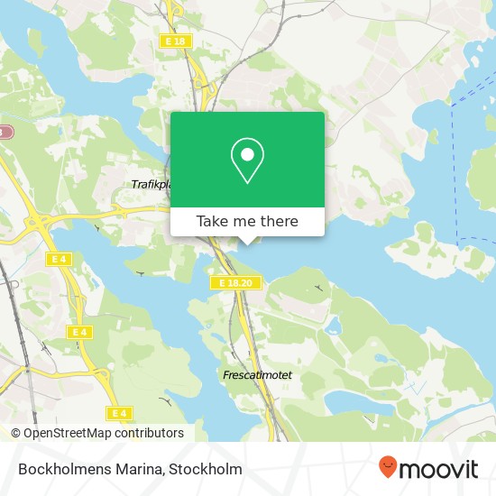 Bockholmens Marina map