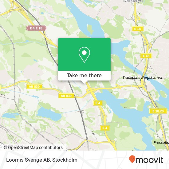 Loomis Sverige AB map