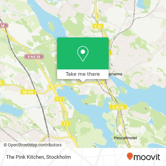 The Pink Kitchen map