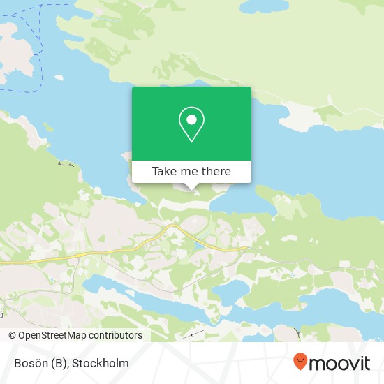 Bosön map