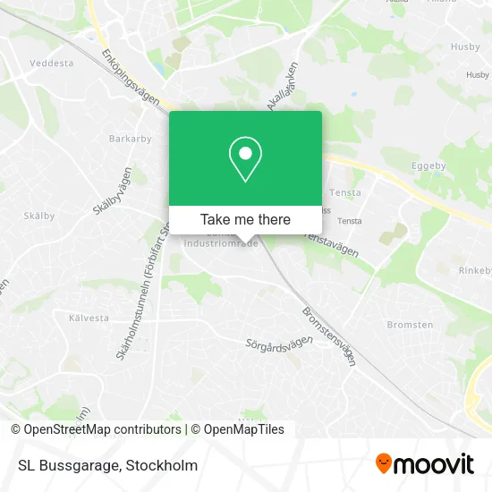 SL Bussgarage map