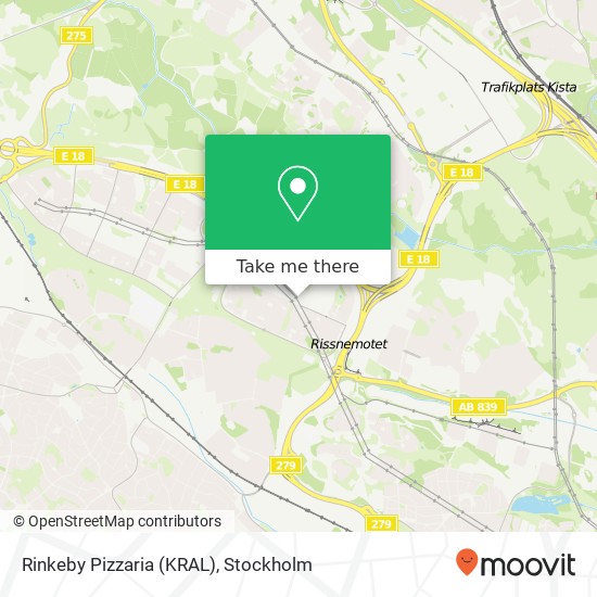 Rinkeby Pizzaria (KRAL) map