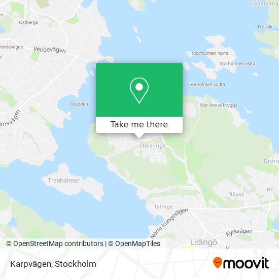 Karpvägen map