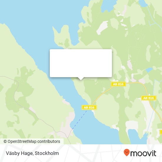 Väsby Hage map