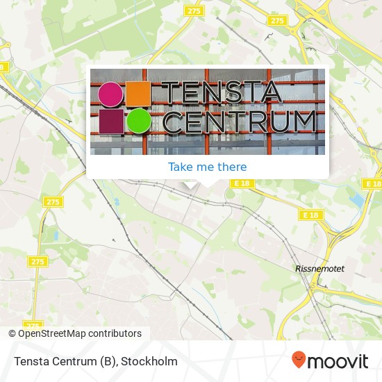 Tensta Centrum (B) map