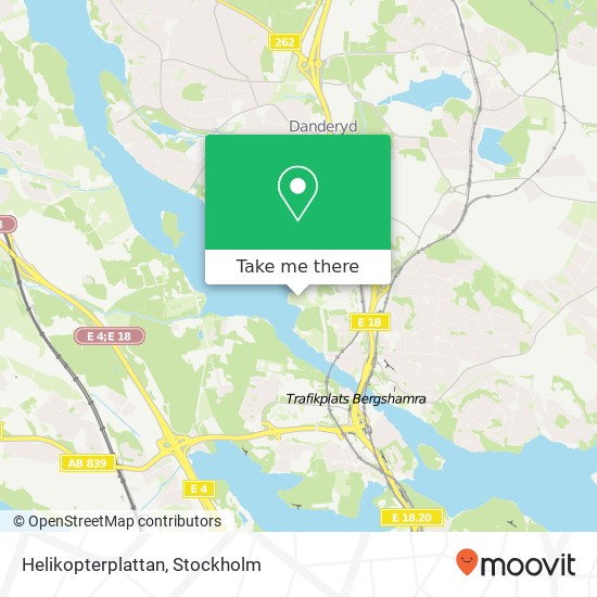 Helikopterplattan map