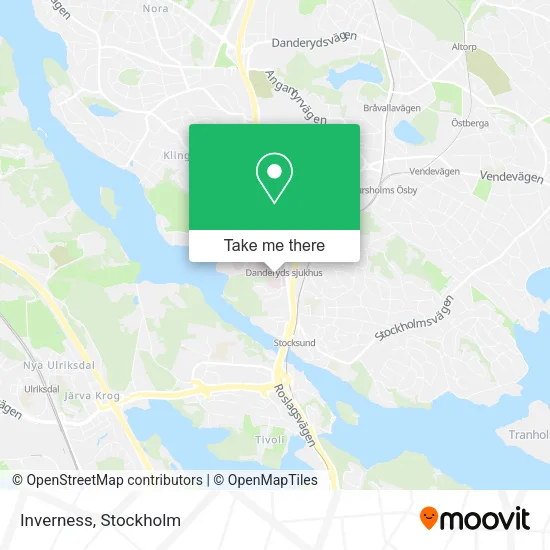 Inverness map