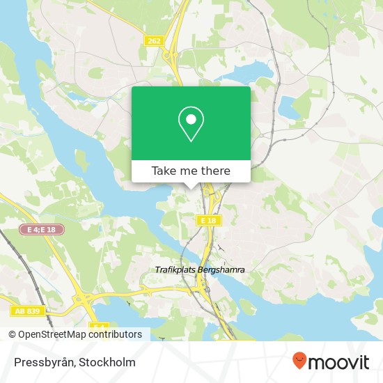 Pressbyrån map