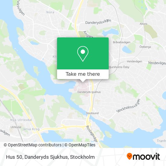 Hus 50, Danderyds Sjukhus map
