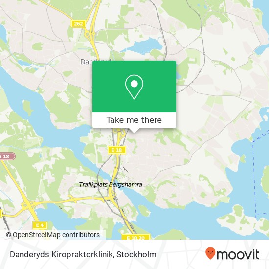 Danderyds Kiropraktorklinik map