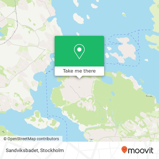 Sandviksbadet map