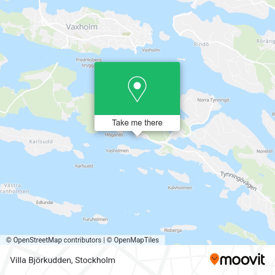 Villa Björkudden map