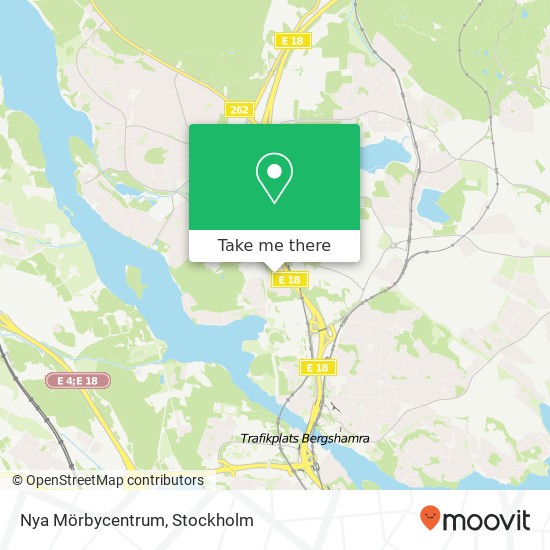 Nya Mörbycentrum map