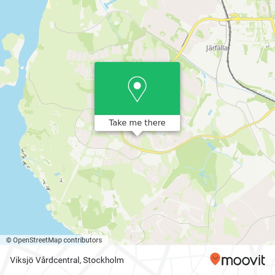 Viksjö Vårdcentral map