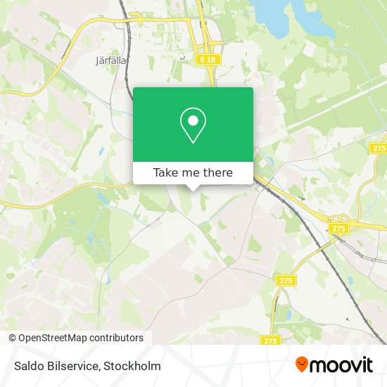 Saldo Bilservice map