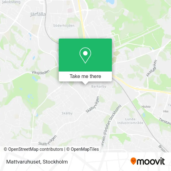 Mattvaruhuset map