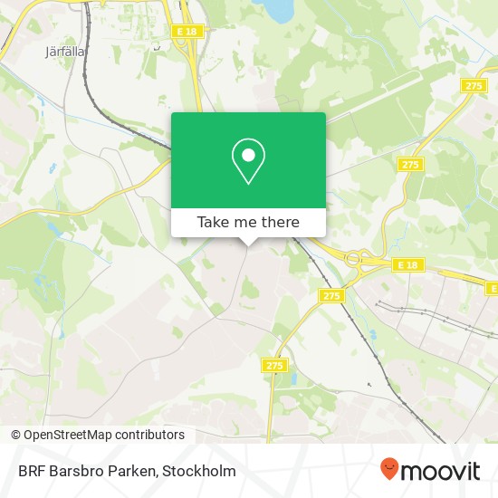 BRF Barsbro Parken map