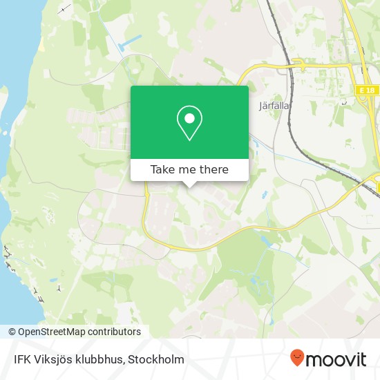 IFK Viksjös klubbhus map