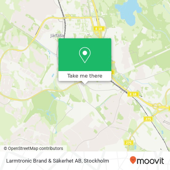 Larmtronic Brand & Säkerhet AB map