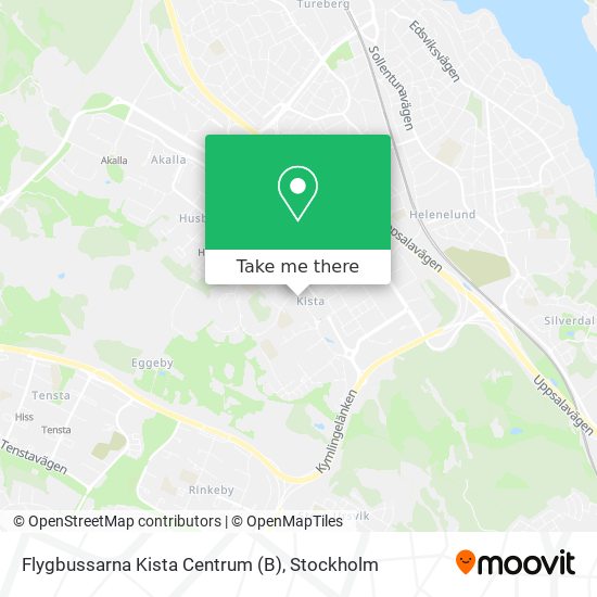Flygbussarna Kista Centrum (B) map