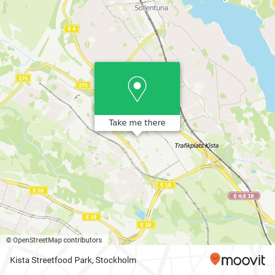 Kista Streetfood Park map