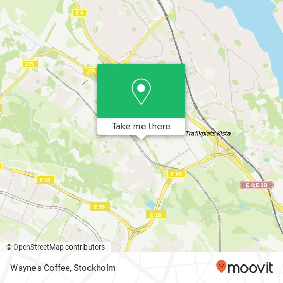 Wayne's Coffee map