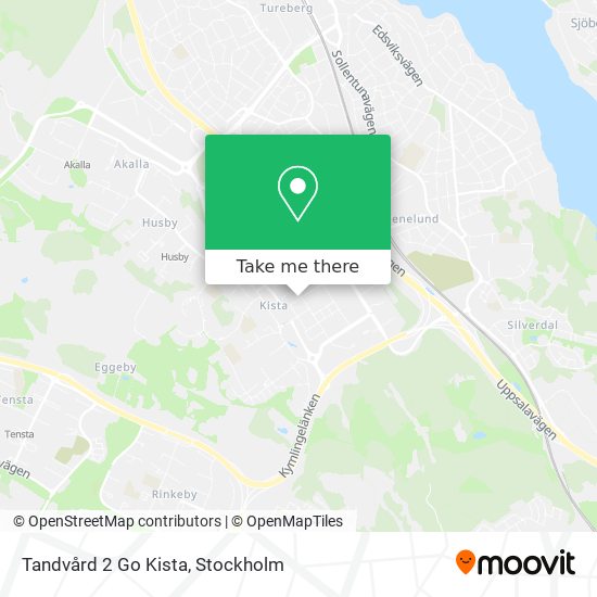 Tandvård 2 Go Kista map