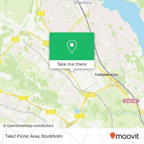 Tele2 Picnic Area map