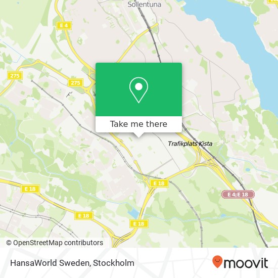 HansaWorld Sweden map