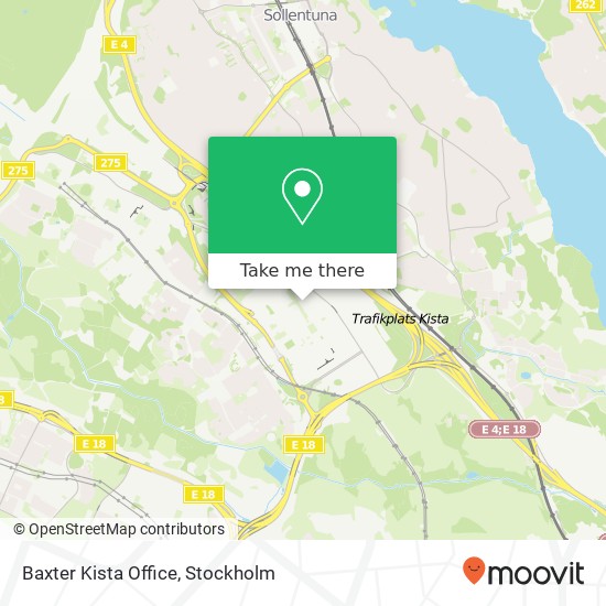 Baxter Kista Office map