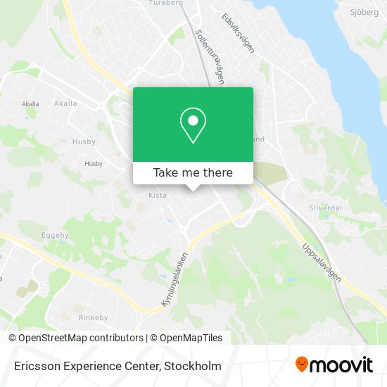 Ericsson Experience Center map