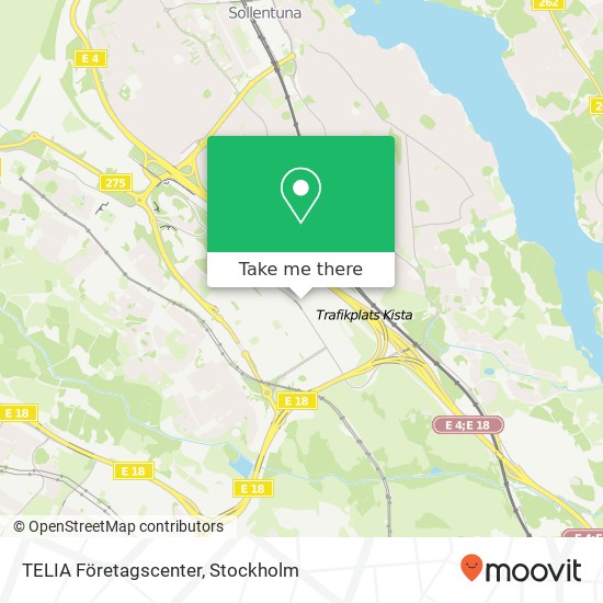 TELIA Företagscenter map