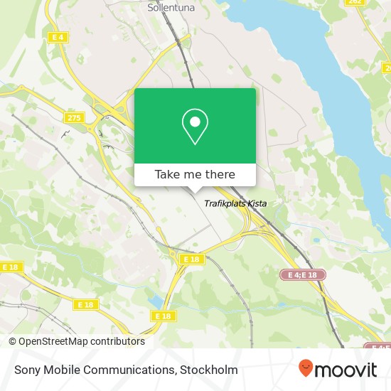 Sony Mobile Communications map