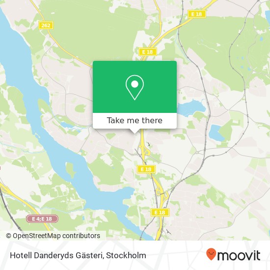 Hotell Danderyds Gästeri map