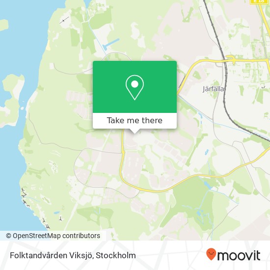 Folktandvården Viksjö map