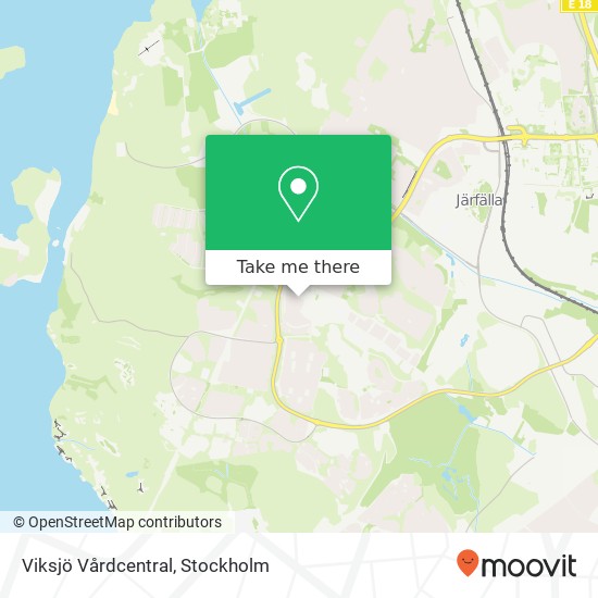 Viksjö Vårdcentral map