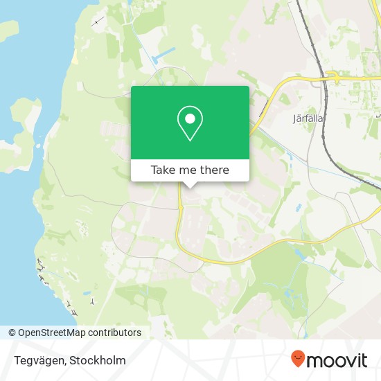 Tegvägen map