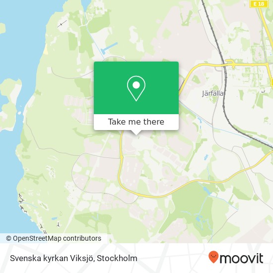 Svenska kyrkan Viksjö map