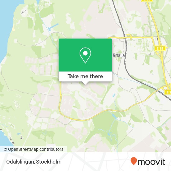 Odalslingan map