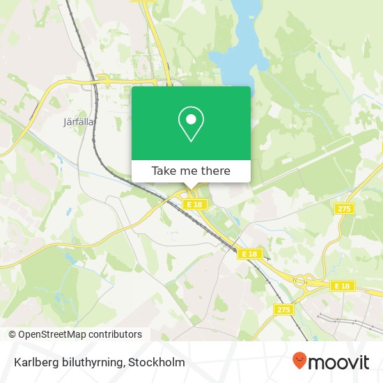 Karlberg biluthyrning map